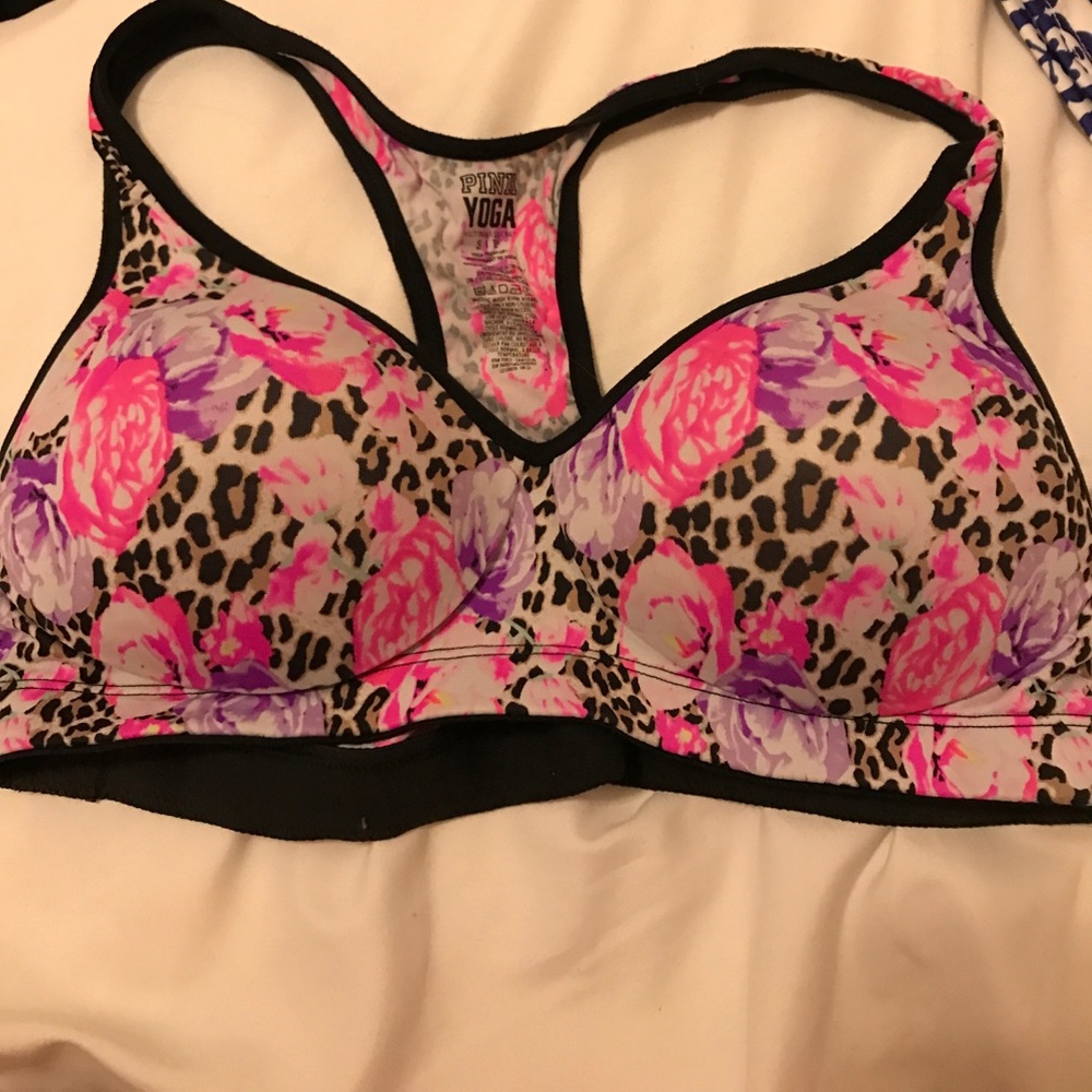 Victorias Secret Pink Padded Sports Bra