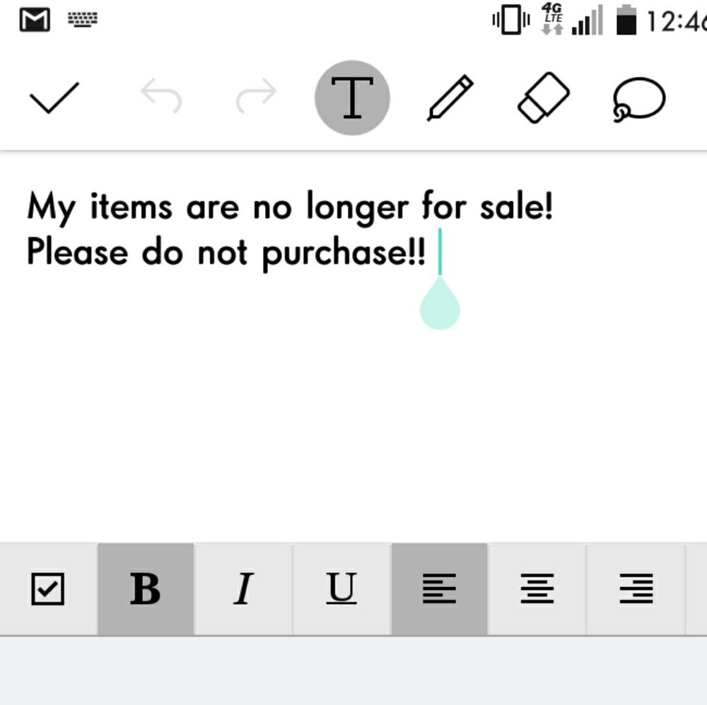 Closet unavailable !