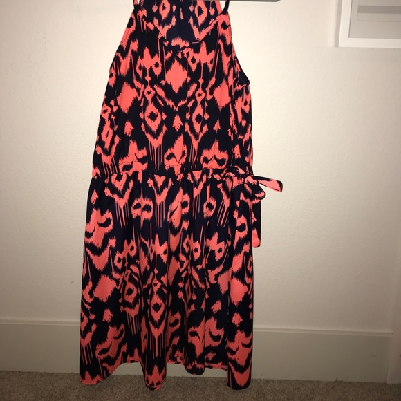 Black and salmon color dress - Picture 1 of 1