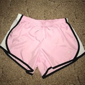 Pink Nike dri-fit shorts