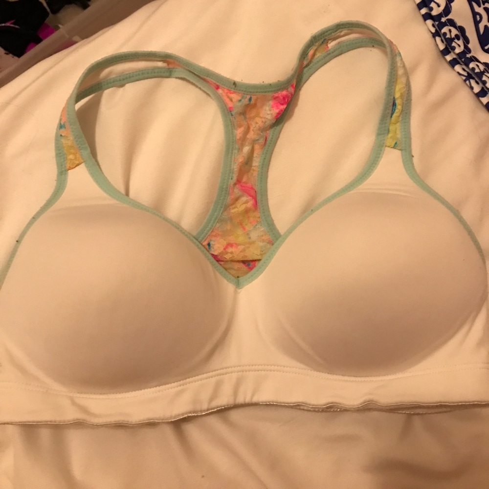 Victorias Secret Pink Padded Sports Bra
