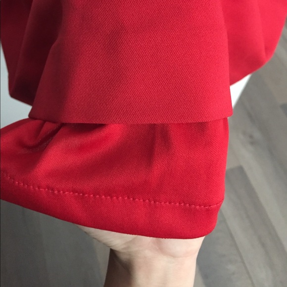 Red Halter Maxi Dress - Picture 4 of 6