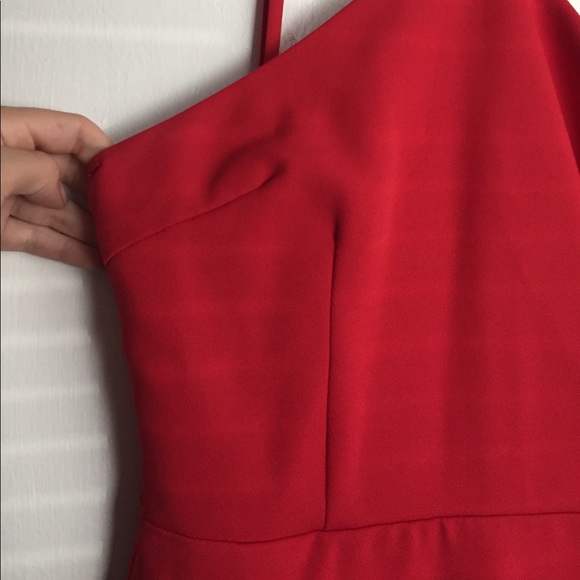 Red Halter Maxi Dress - Picture 5 of 6