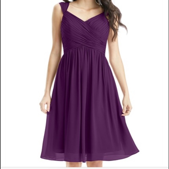 Azazie Dresses & Skirts - Azazie Grape Bridesmaid Dress