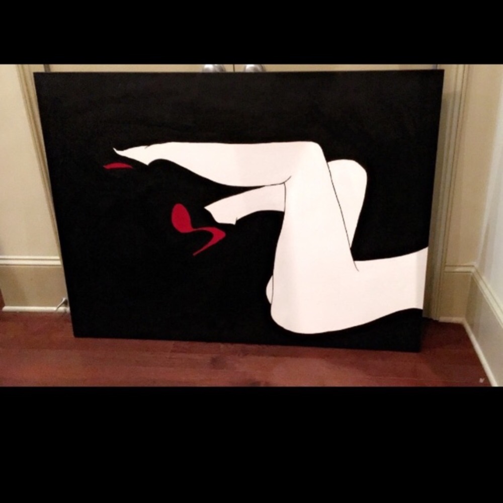 Louboutin painting - custom order