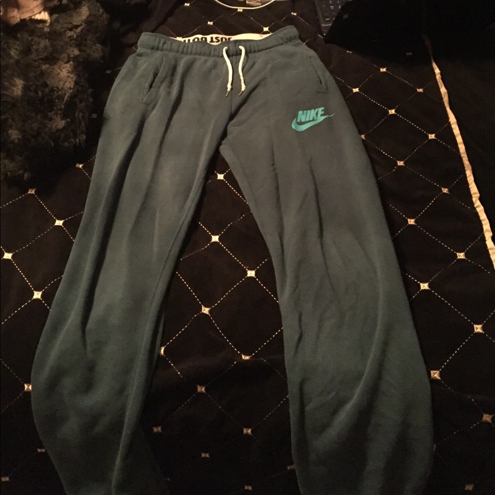 Blue nike sweats