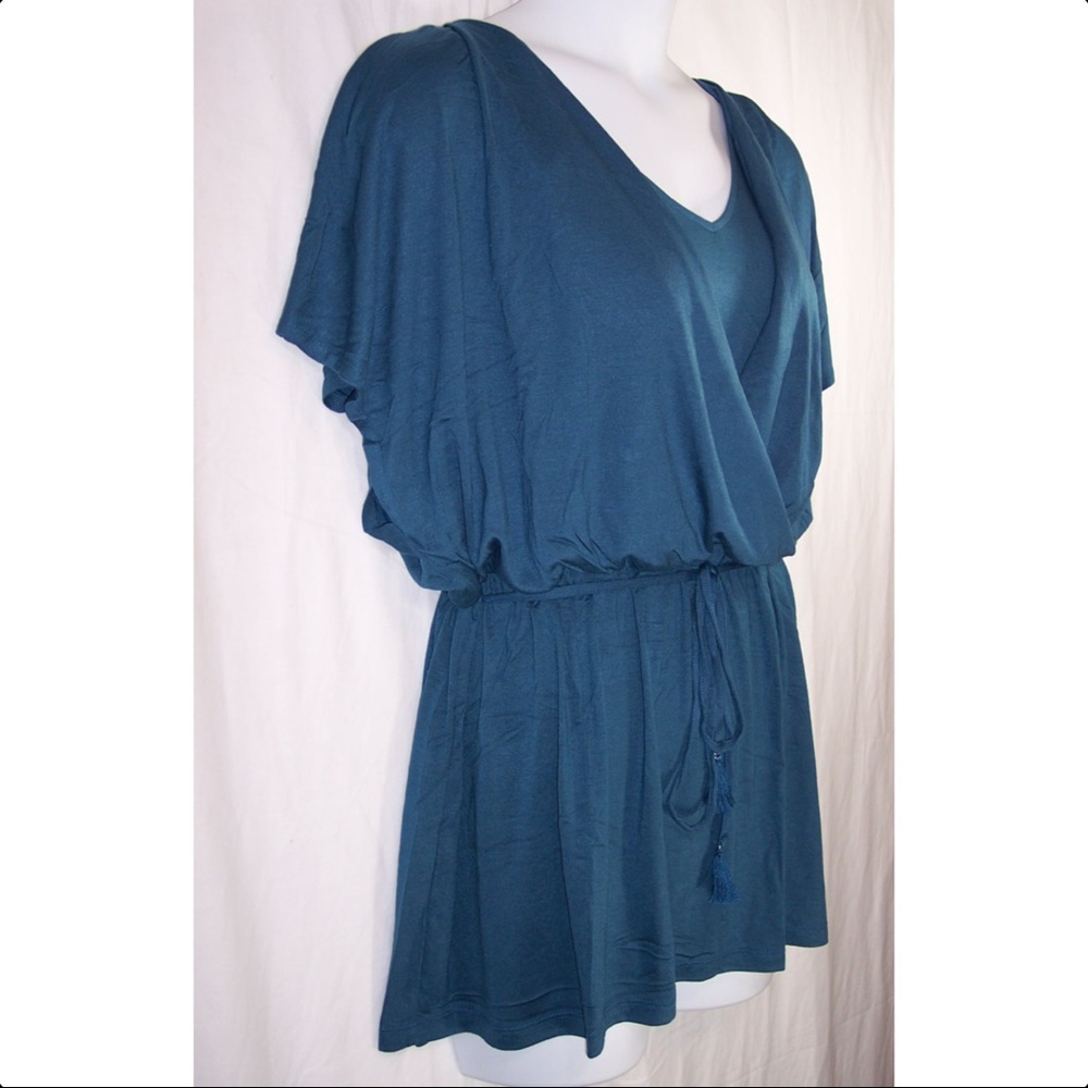 LANE BRYANT 18/20 Teal Top-NEW - Picture 5 of 8