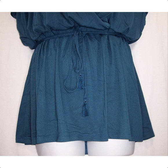 LANE BRYANT 18/20 Teal Top-NEW - Picture 4 of 8