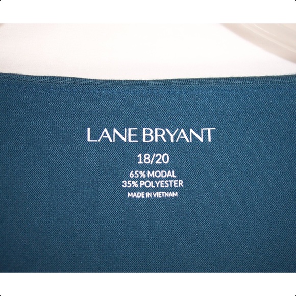 LANE BRYANT 18/20 Teal Top-NEW - Picture 8 of 8