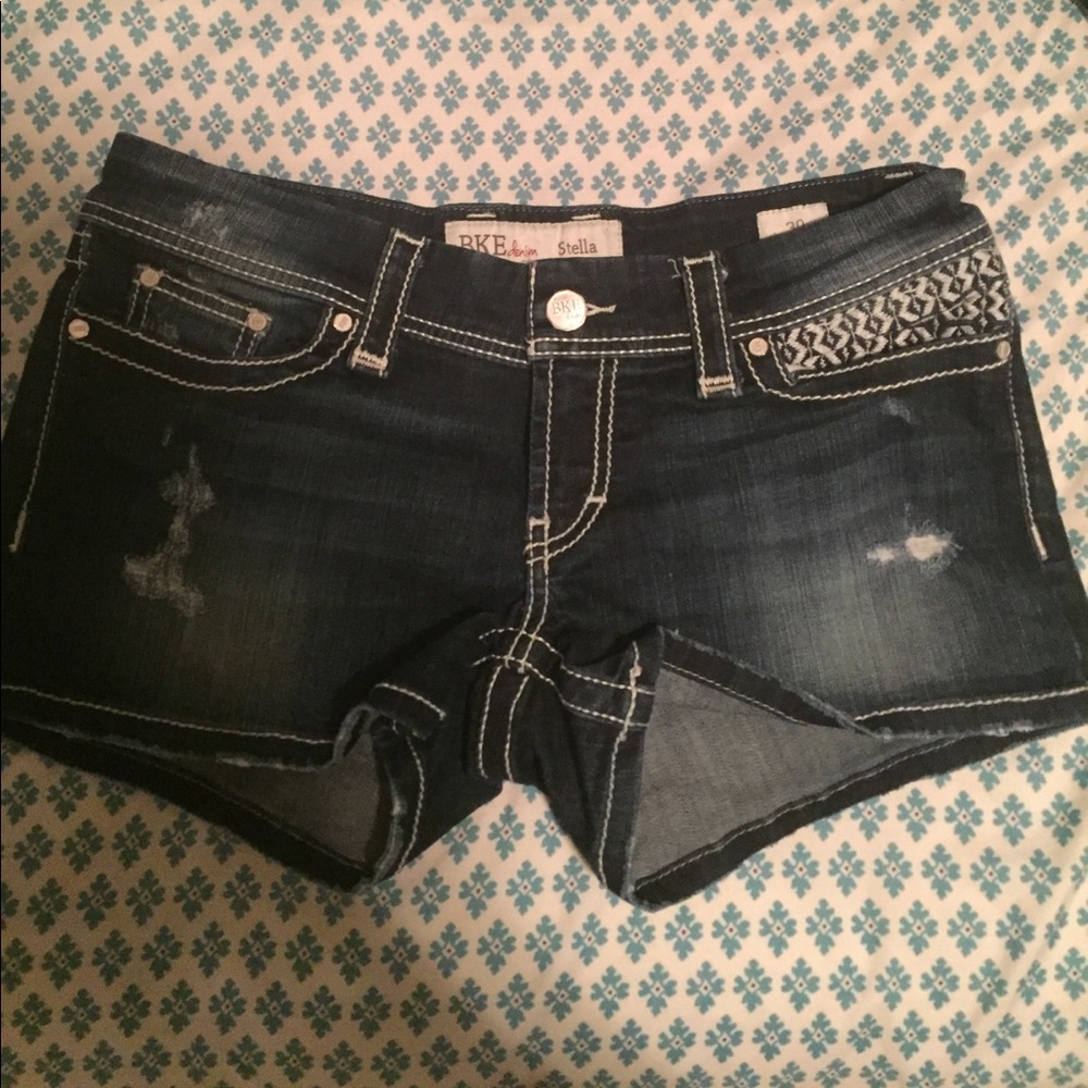 BKE denim shorts