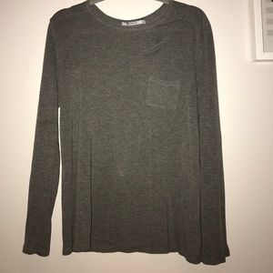 Grey loose shirt