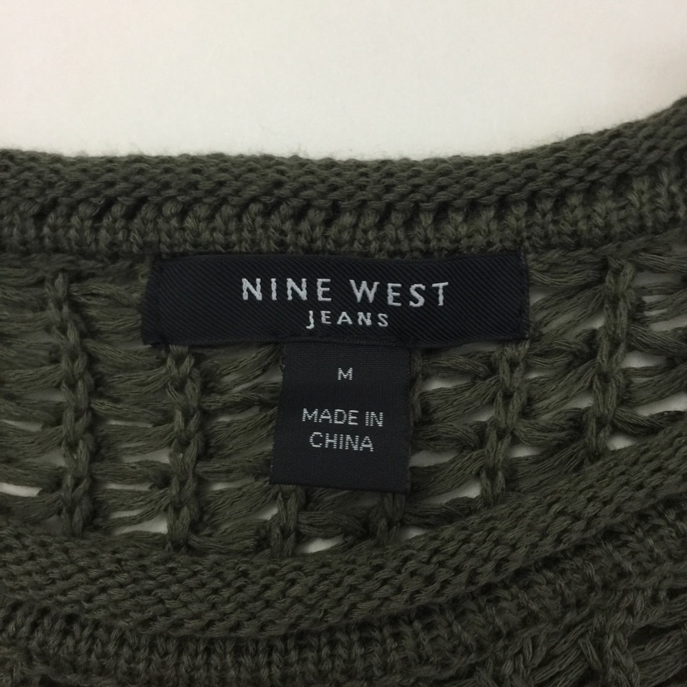 Army Green Loose Knit Sweater NWOT - Picture 7 of 8