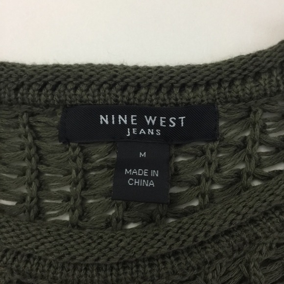 Army Green Loose Knit Sweater NWOT - Picture 7 of 8