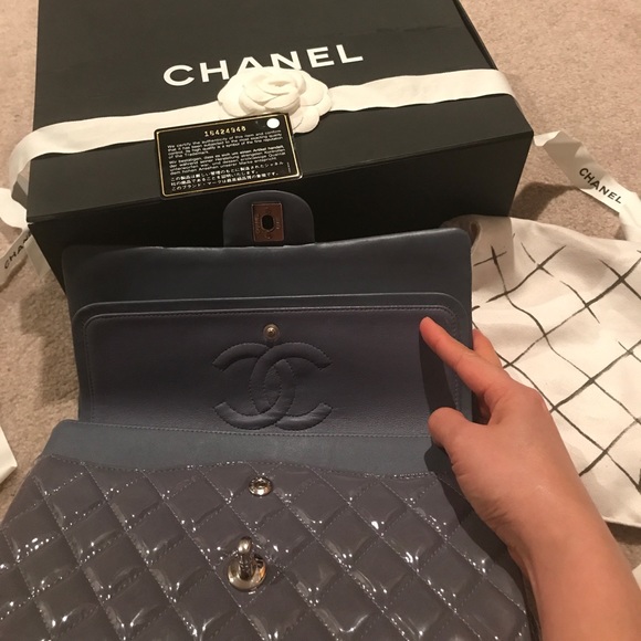 Classic jumbo double flap gray item#16424948 - Picture 3 of 5