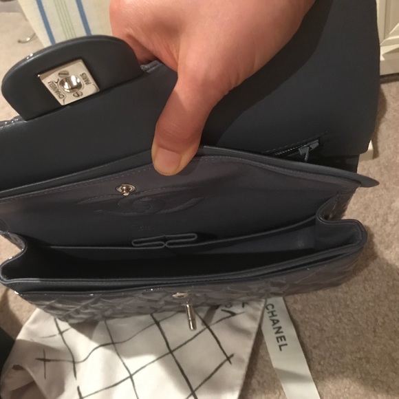 Classic jumbo double flap gray item#16424948 - Picture 4 of 5