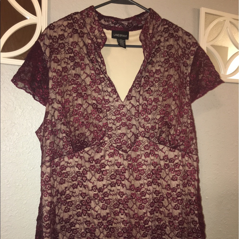 Lane Bryant Lace Top