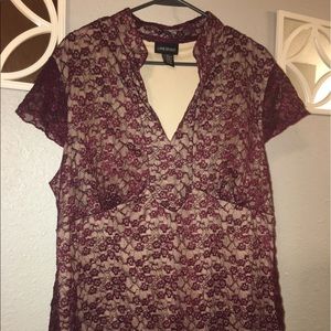 Lane Bryant Lace Top