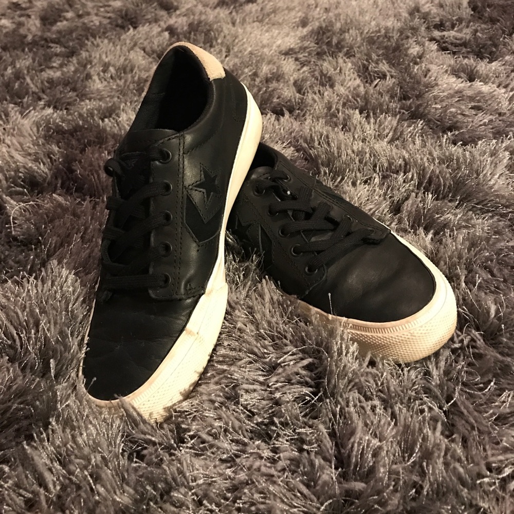 Leather Converse