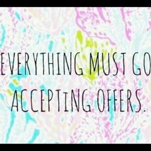 Offers accepted on all items!