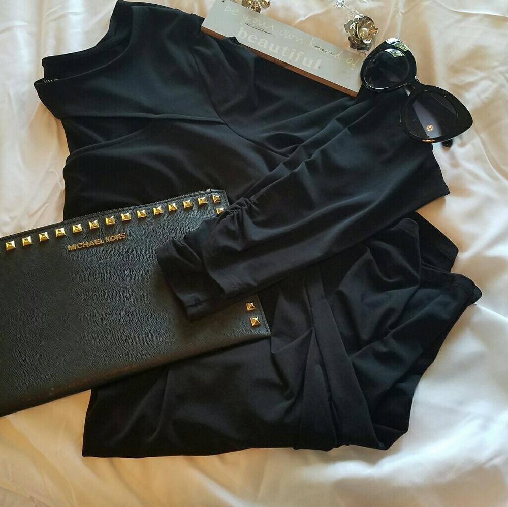 Black long sleeve top
