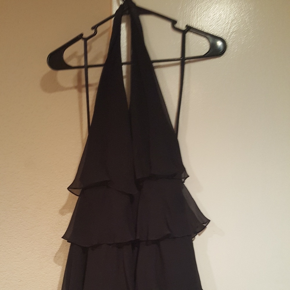 Sexy Black Halter Dress