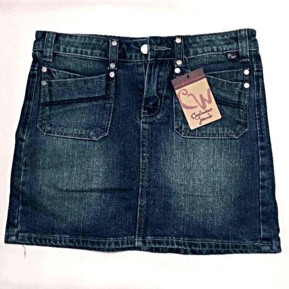 Denim Mini Skirt