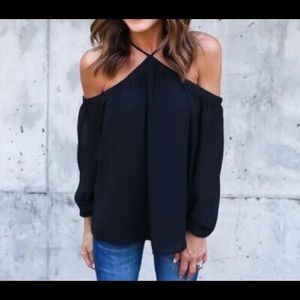 V neck straps open shoulder