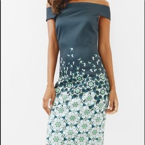Ted Baker Dress 
Kaleidoscope Swallow Bardot dress