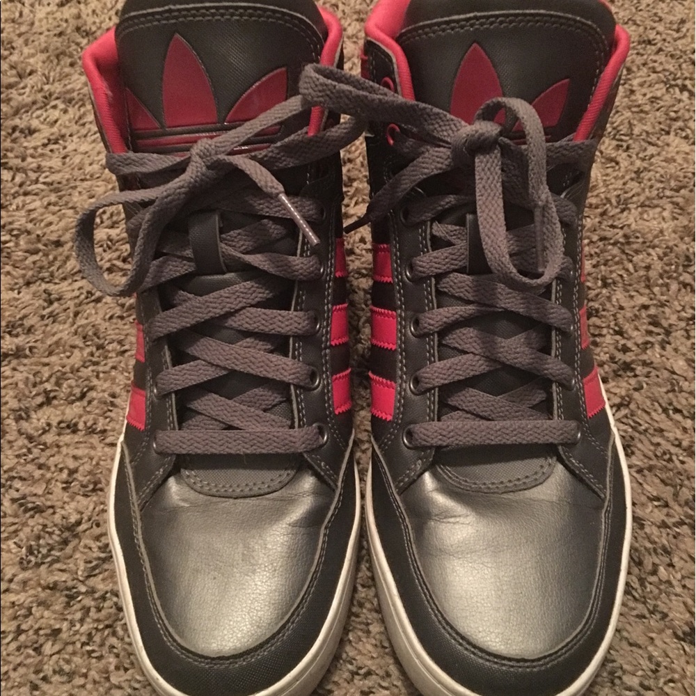 Adidas High top tennis shoes