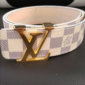 Louis Vuitton Damien azur belt