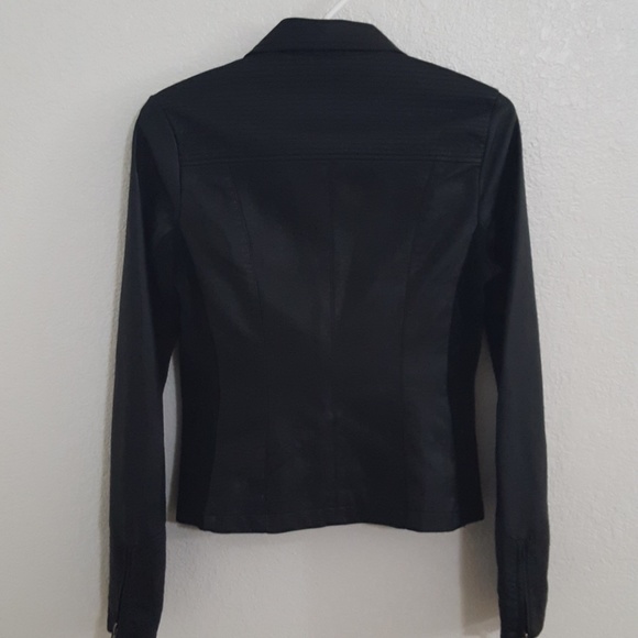 Leather moto  jacket small - Picture 5 of 5