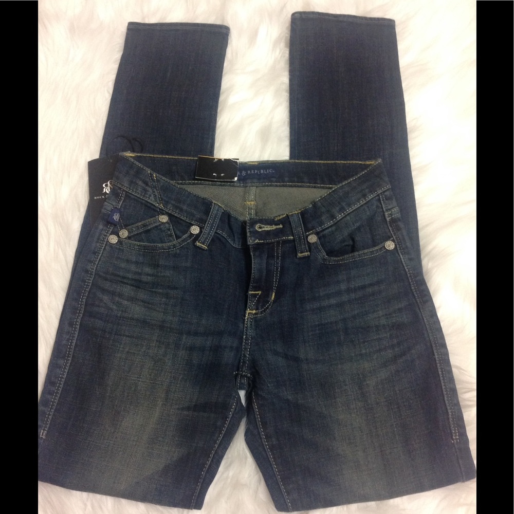 NWT Rock and Republic Skinny Jeans size 0M