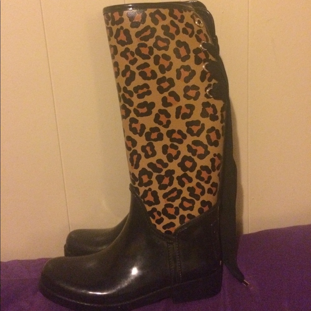 New coach rain boots