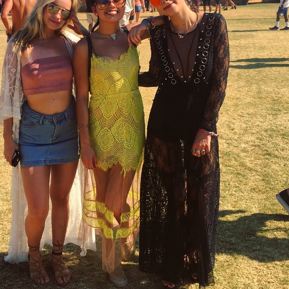 Black lace zara dress