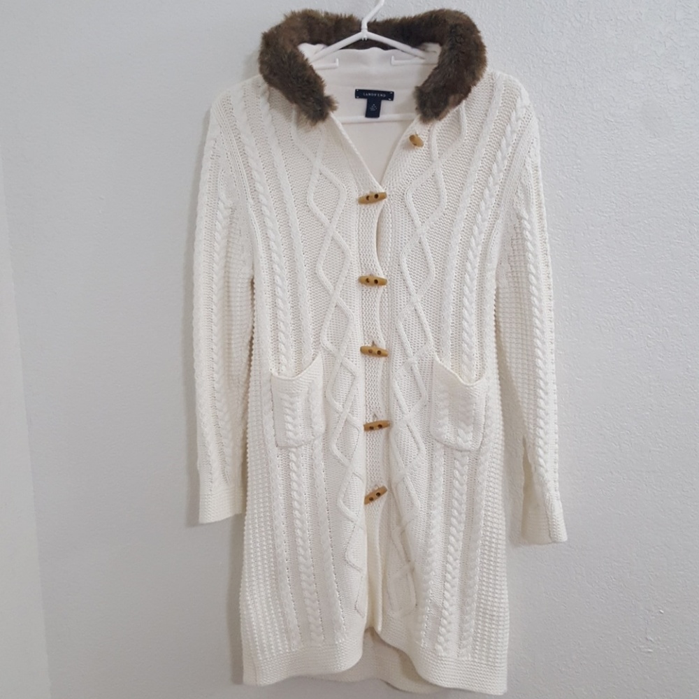Lands' end long coat