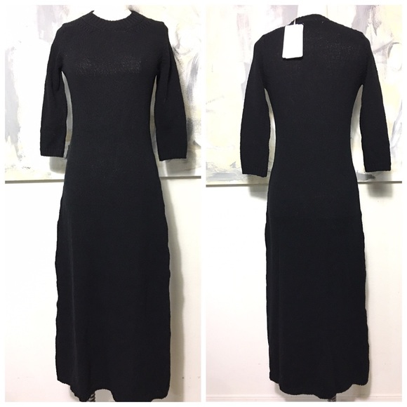 maxi sweater dress zara
