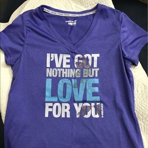 Work-out top, purple - EUC - Size M-Only worn 1x