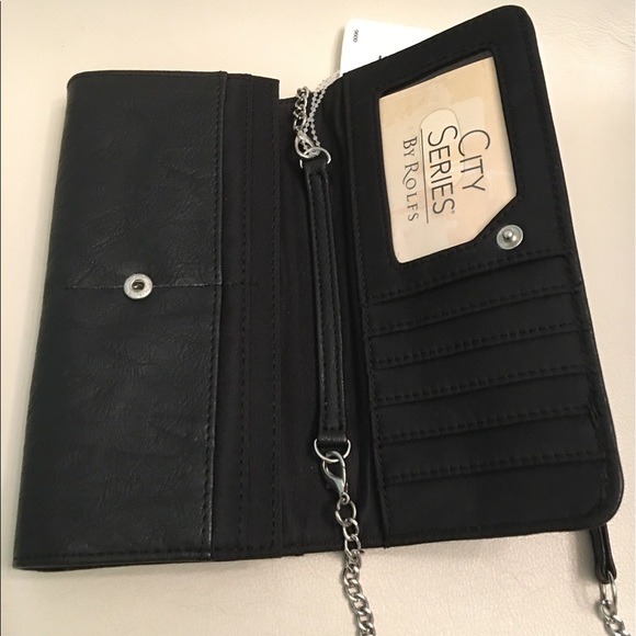 ❗️SALE❗️New! Black Wallet Chain Purse - Picture 3 of 4