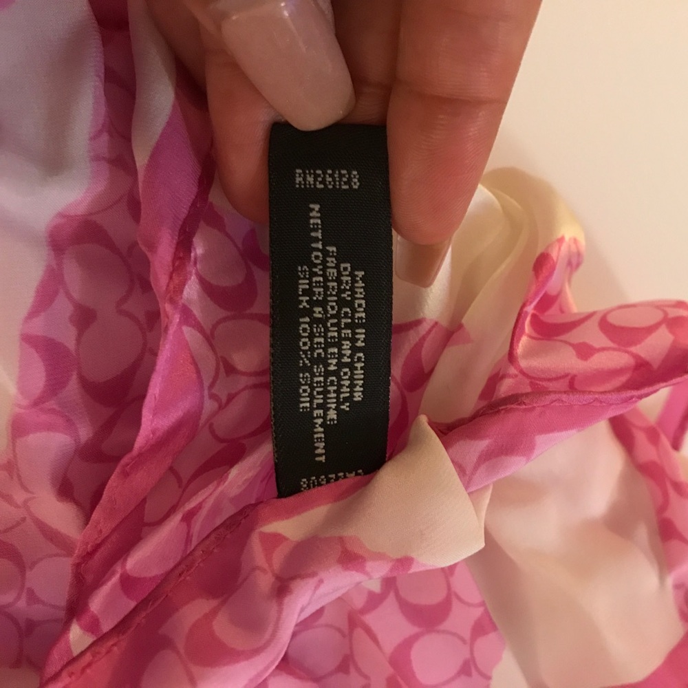Silk coach scarf - Picture 5 of 5