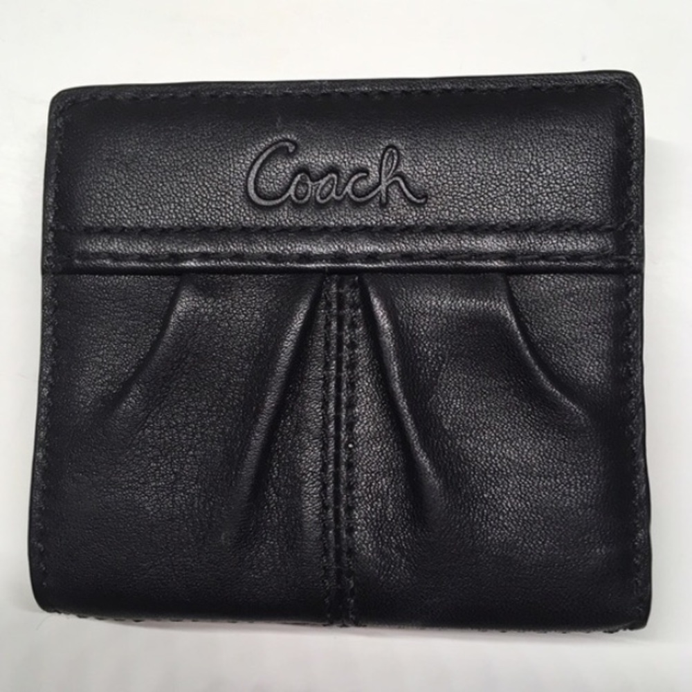 Coach black clutch wallet NWOT