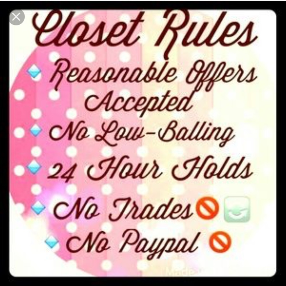 Closet Rules 😊