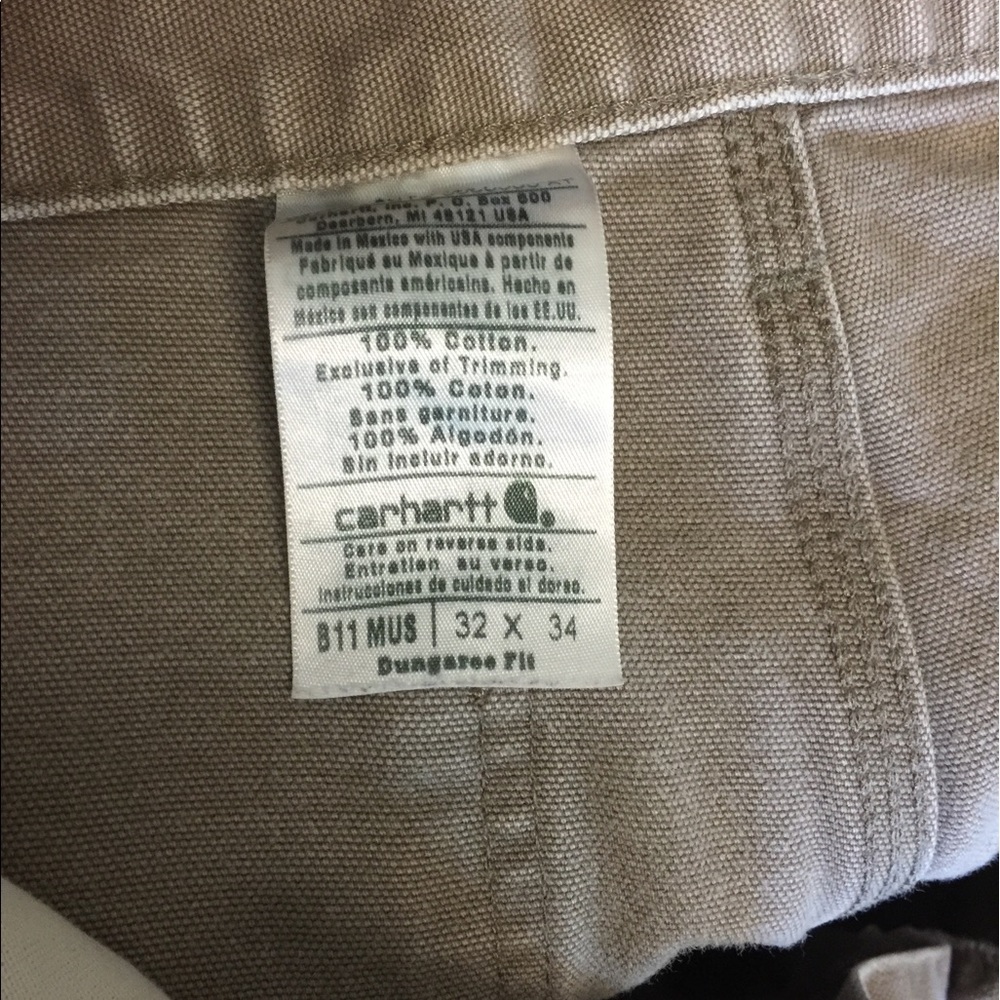 32x34 Carhartt work pants