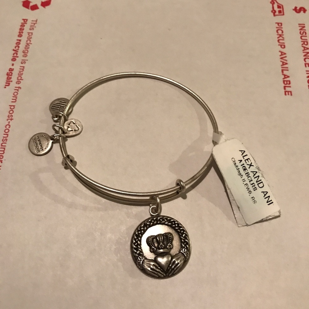 Alex & Ani Claddagh Irish Bracelet