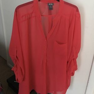 A see through blouse