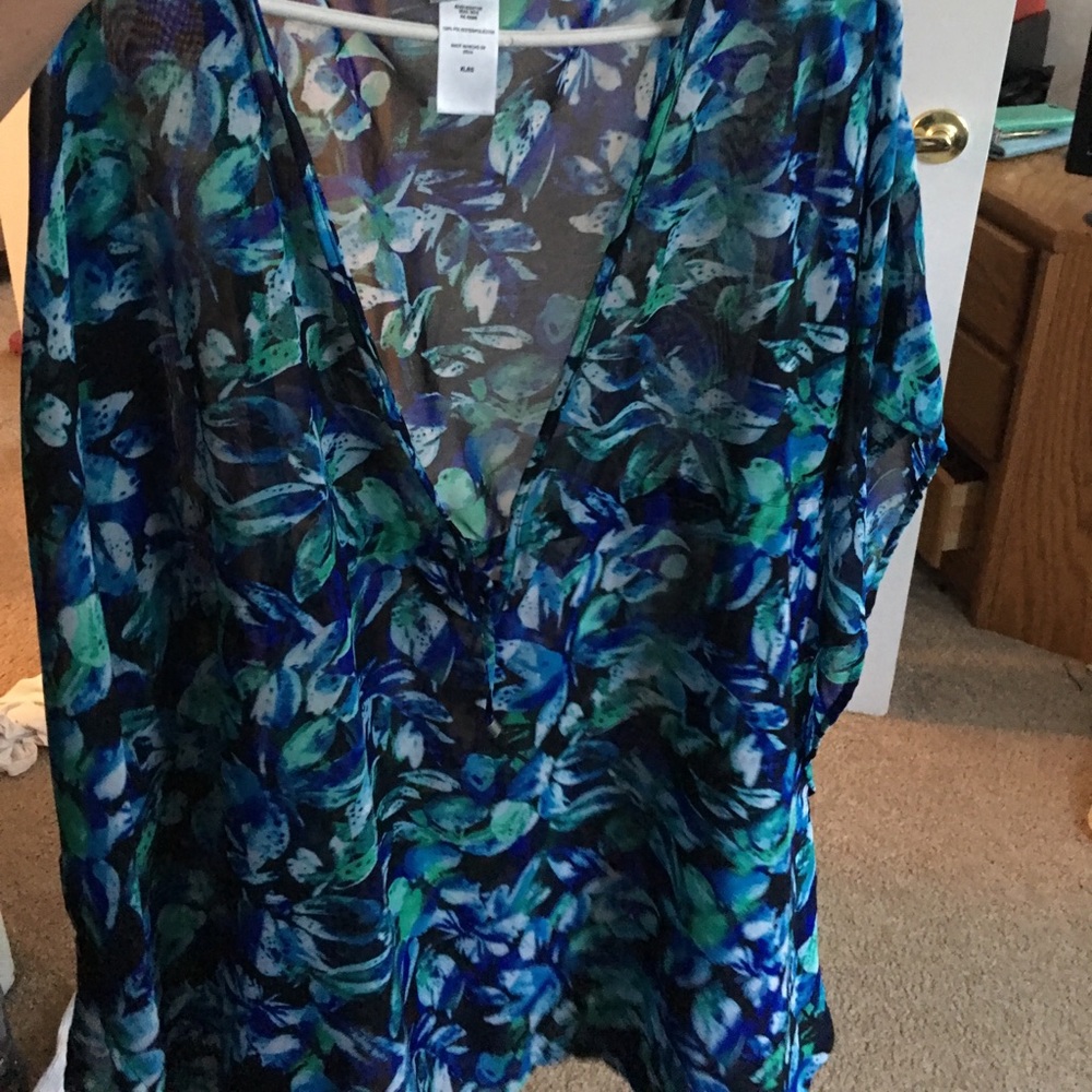A swim suit cover