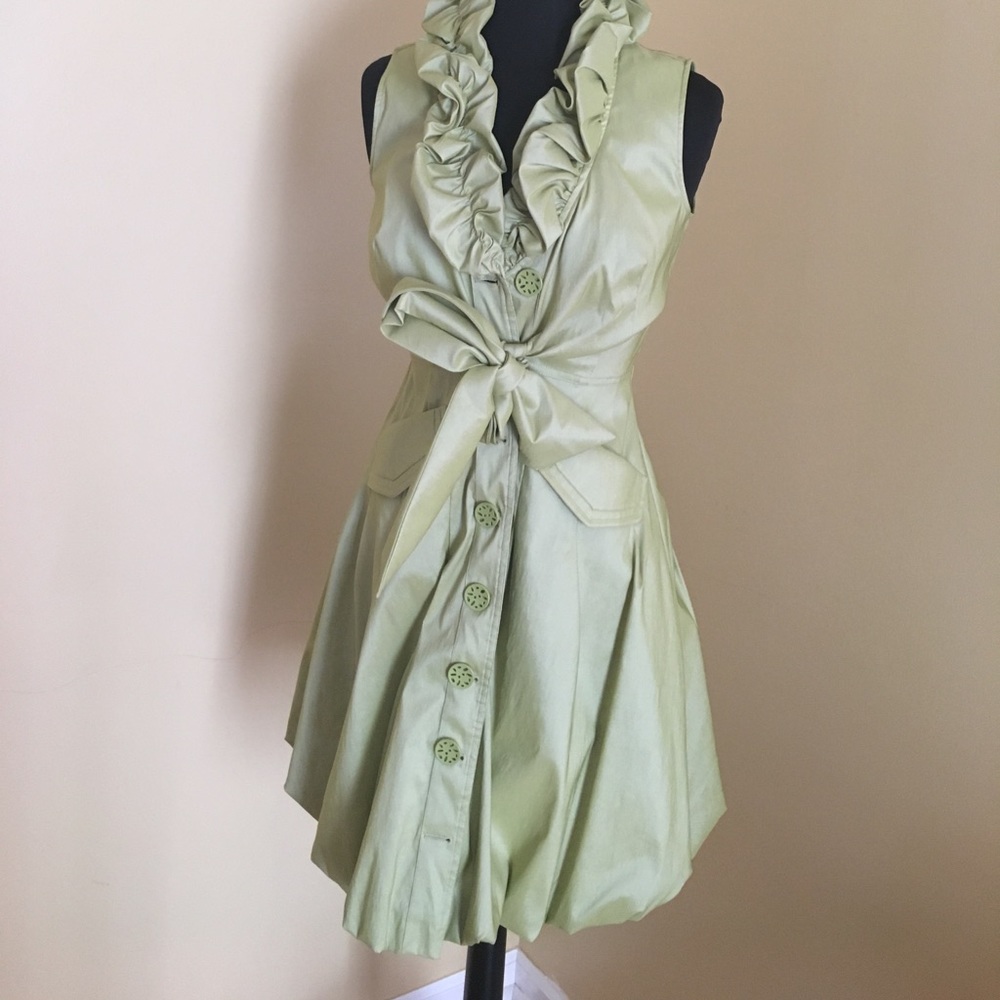 Samuel  Dong Ruffle Collar Bubble Dress