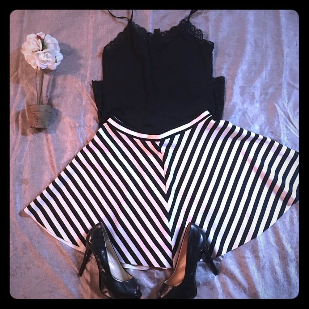 Striped skirt