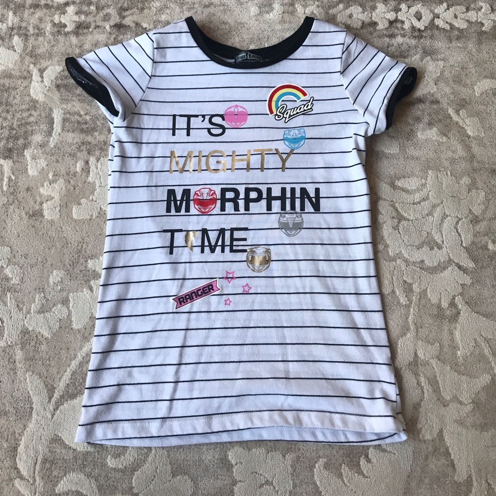 Girls power rangers shirt