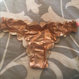 NWT   Lolli swim rose gold bottoms size medium