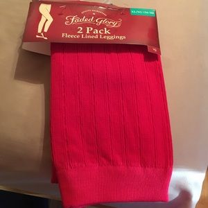 Fleece lined leggings